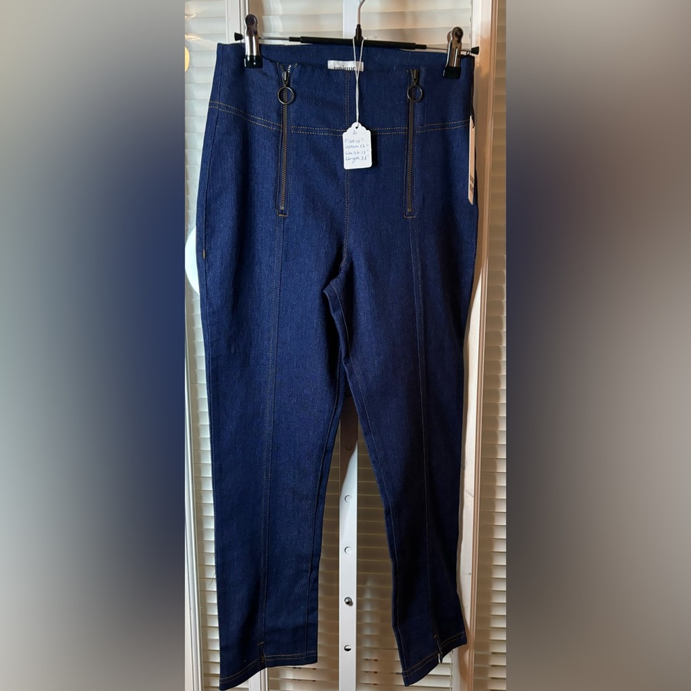 Unique Vintage Jeans with Zipper Extra Small